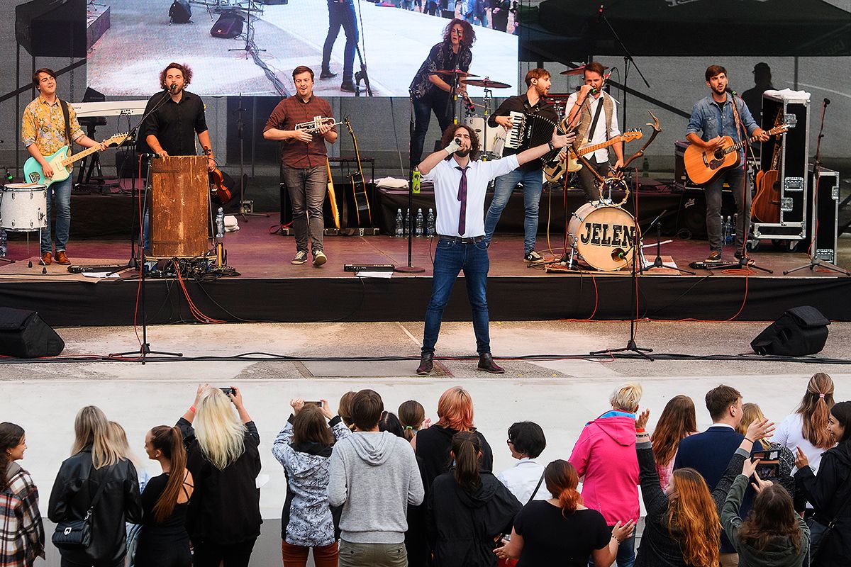 Plzeň a Plzeňský kraj poděkovaly zdravotníkům a dalším pracovníkům v první linii (foto: M. Chaloupka, 25.6.2021)