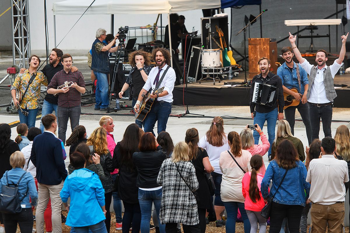 Plzeň a Plzeňský kraj poděkovaly zdravotníkům a dalším pracovníkům v první linii