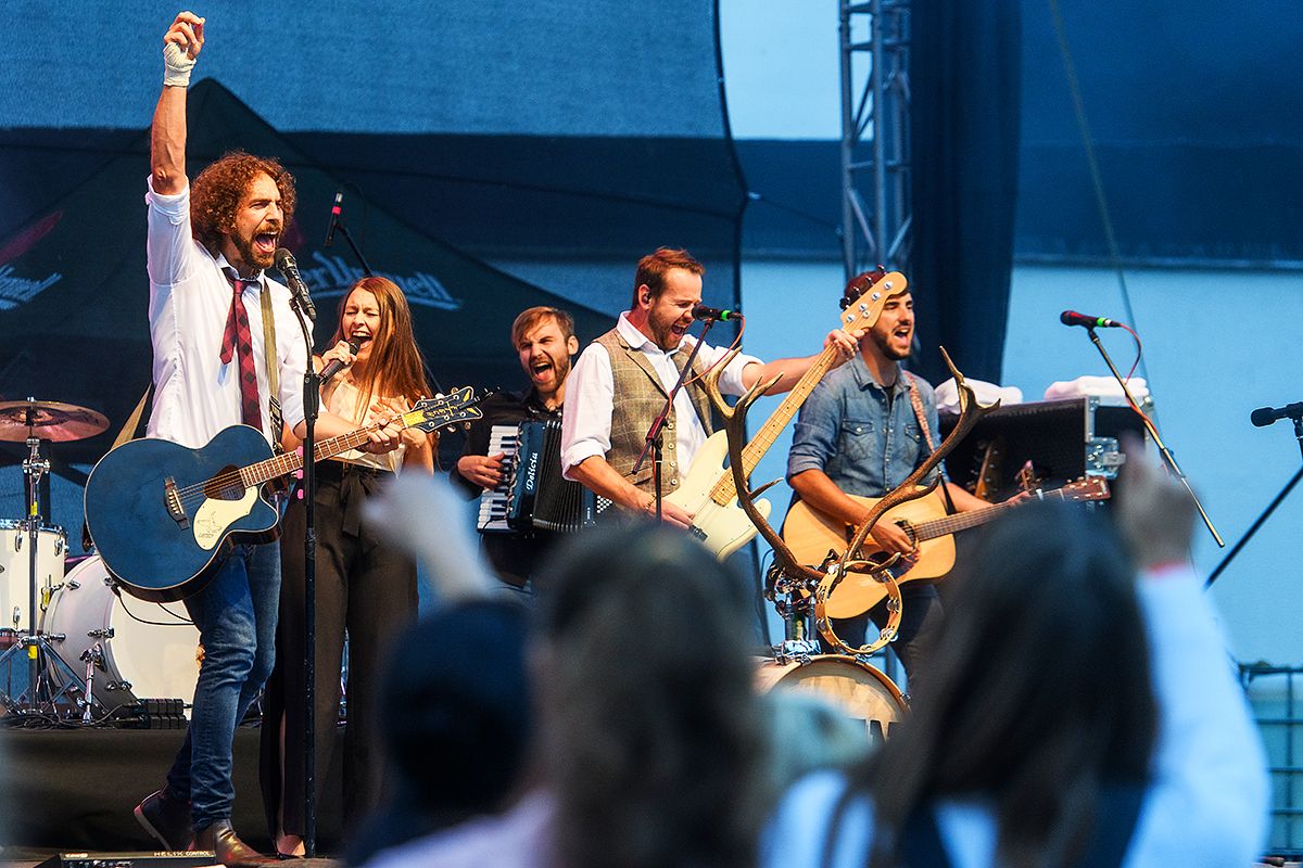 Plzeň a Plzeňský kraj poděkovaly zdravotníkům a dalším pracovníkům v první linii (foto: M. Chaloupka, 25.6.2021)