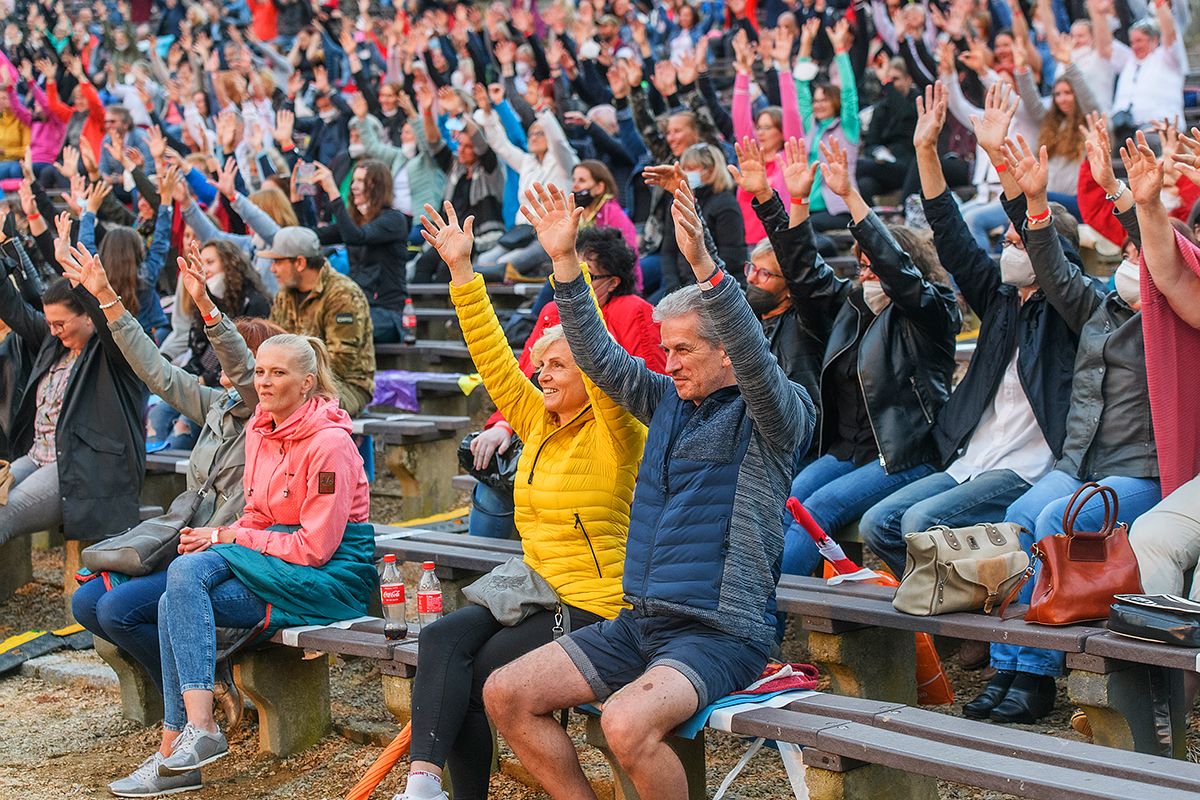 Plzeň a Plzeňský kraj poděkovaly zdravotníkům a dalším pracovníkům v první linii (foto: M. Chaloupka, 25.6.2021)