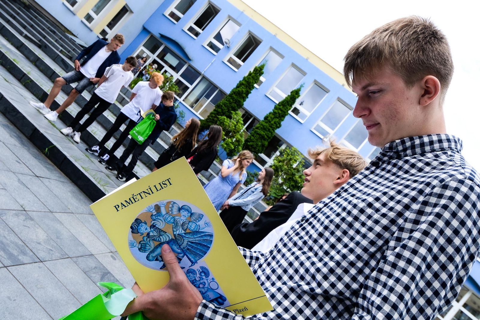 Primátor Martin Baxa popřál žákům 9. tříd mnoho štěstí v další životní etapě