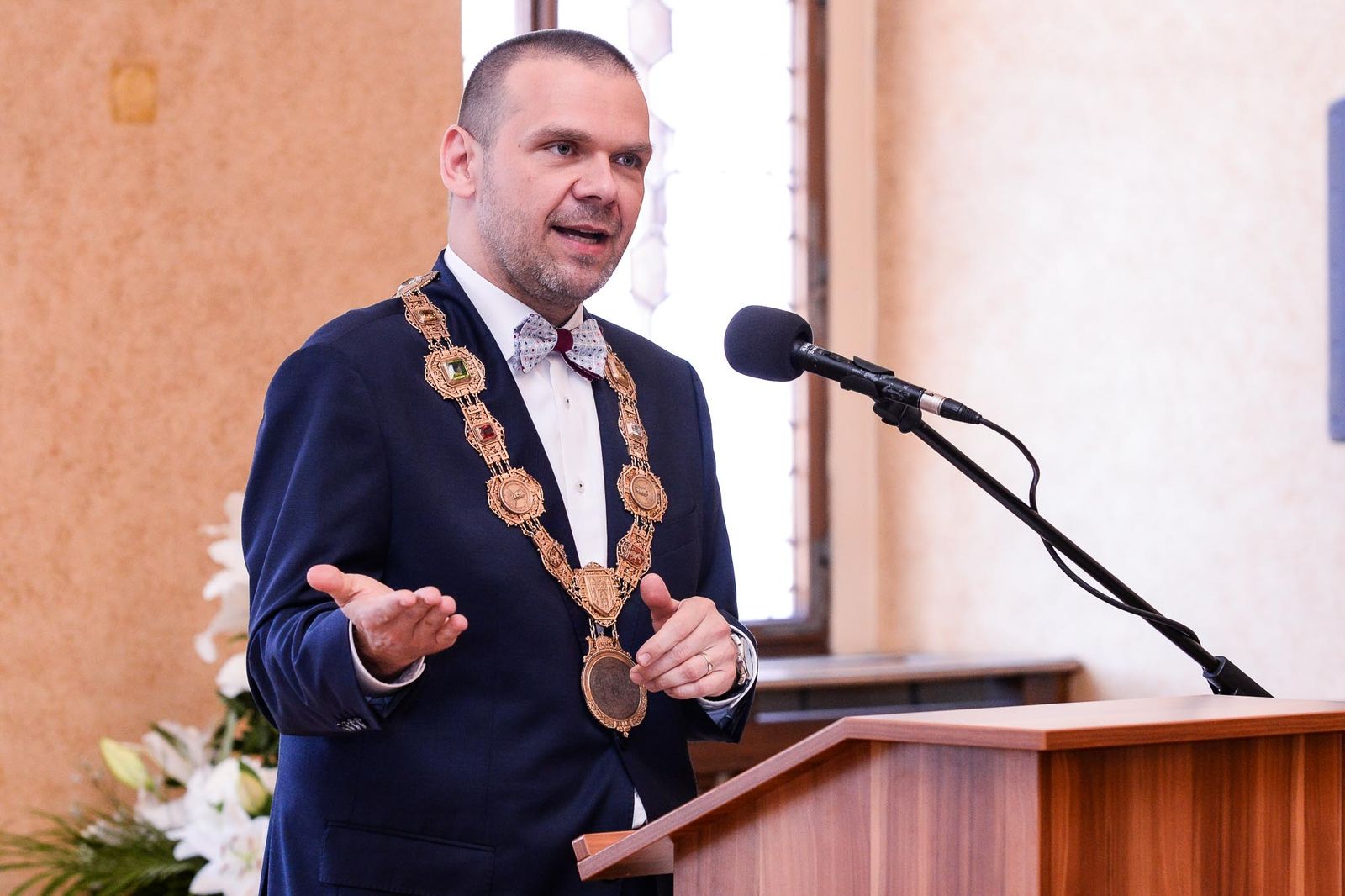 Cenu 1. června obdržel v Plzni Josef Serinek in memoriam (foto: M. Pecuch, 30.6.2021)