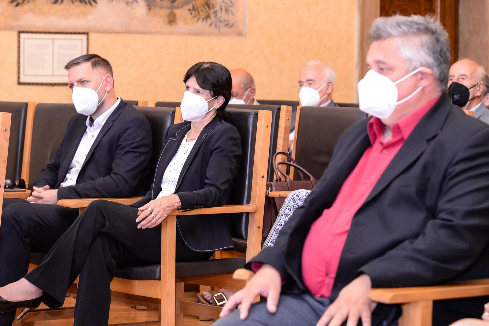 Cenu 1. června obdržel v Plzni Josef Serinek in memoriam (foto: M. Pecuch, 30.6.2021)