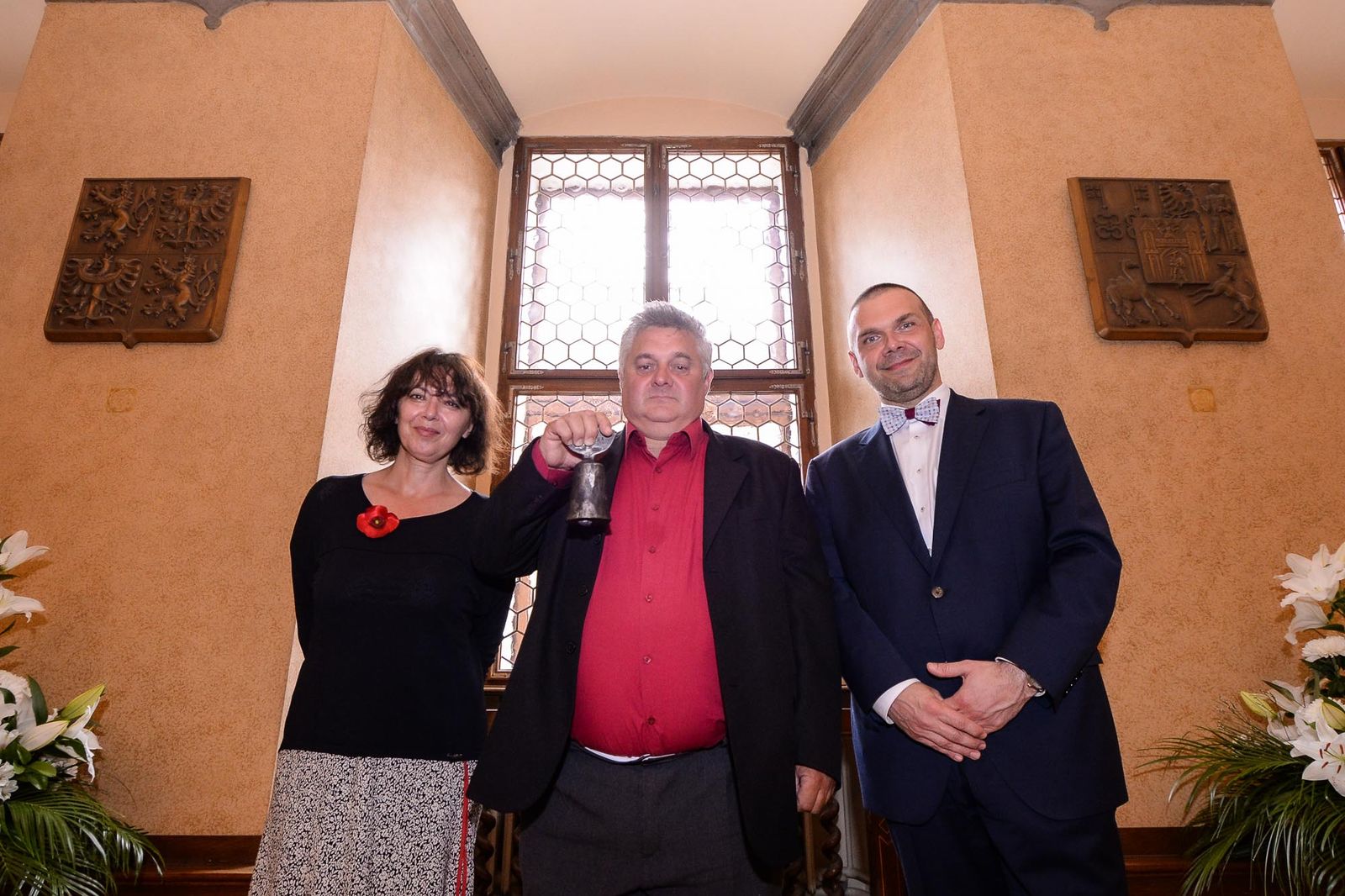 Cenu 1. června obdržel v Plzni Josef Serinek in memoriam (foto: M. Pecuch, 30.6.2021)