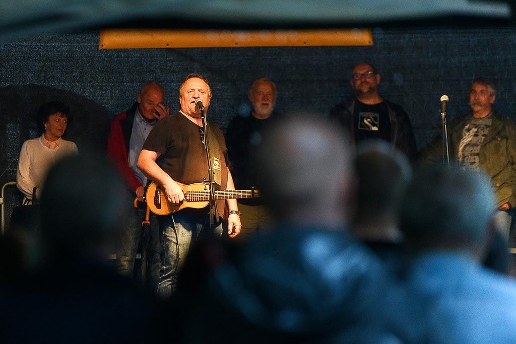 Plzeň si připomíná legendární festival Porta výstavou i koncerty (foto: M. Chaloupka, 8.7.2021)
