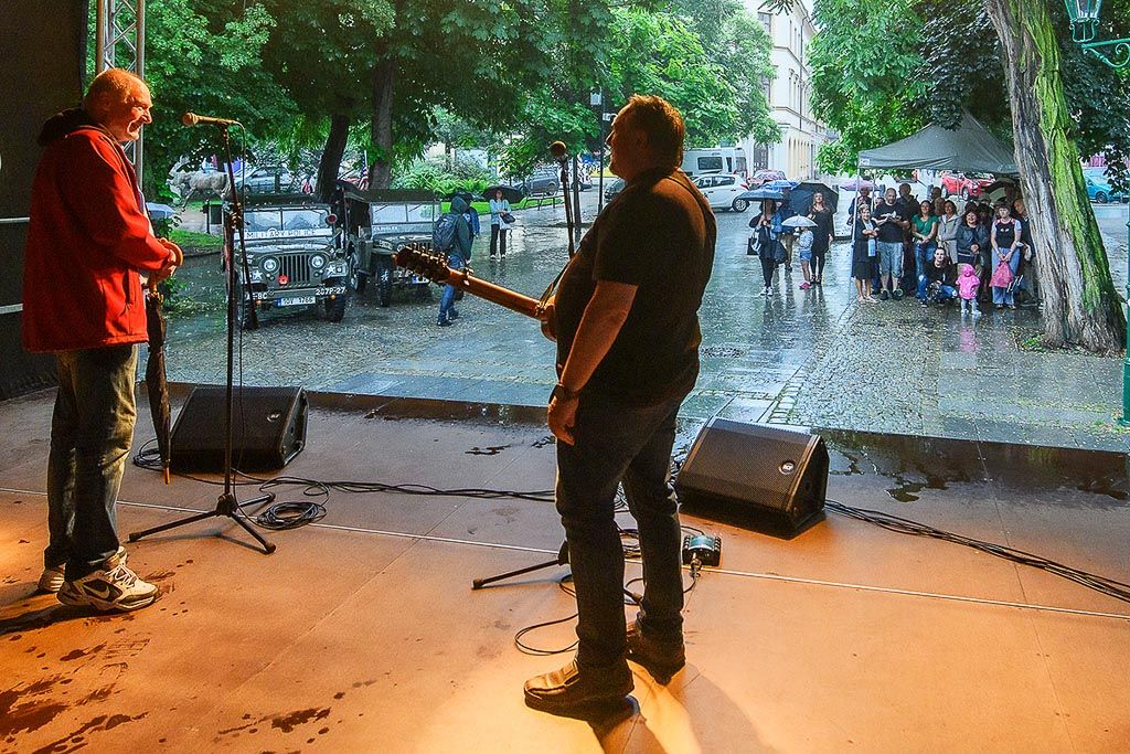 Plzeň si připomíná legendární festival Porta výstavou i koncerty (foto: M. Chaloupka, 8.7.2021)