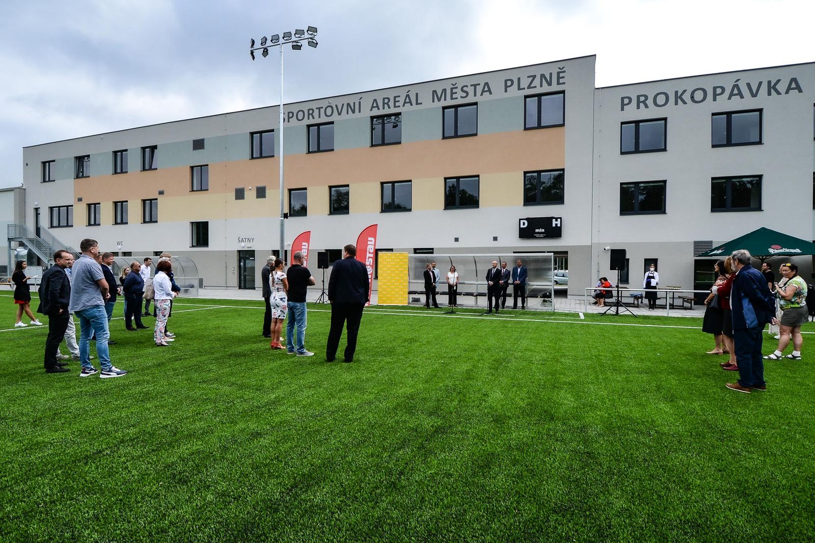 Otevření sportovního areálu Prokopávka (foto: M. Pecuch, 12.7.2021)