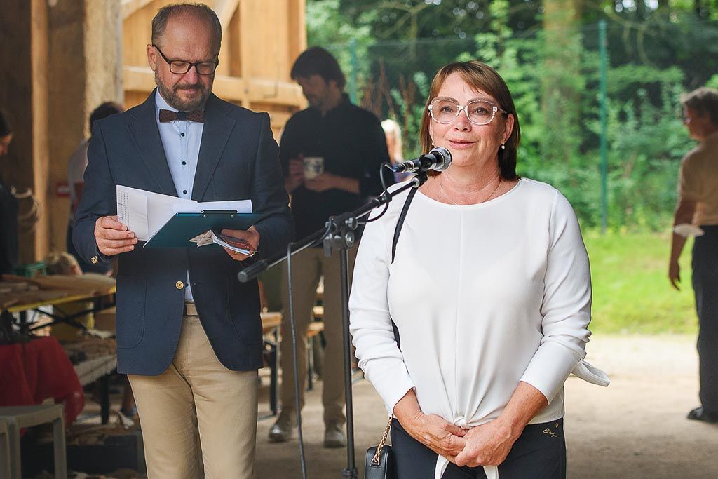 Centrem republikových dnů lidové architektury byl Selský dvůr U Matoušů (foto: M. Chaloupka, 17.7.2021)