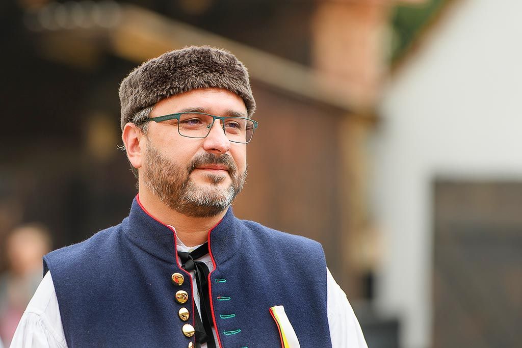 Centrem republikových dnů lidové architektury byl Selský dvůr U Matoušů (foto: M. Chaloupka, 17.7.2021)