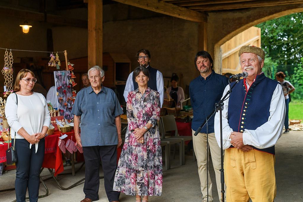 Centrem republikových dnů lidové architektury byl Selský dvůr U Matoušů (foto: M. Chaloupka, 17.7.2021)