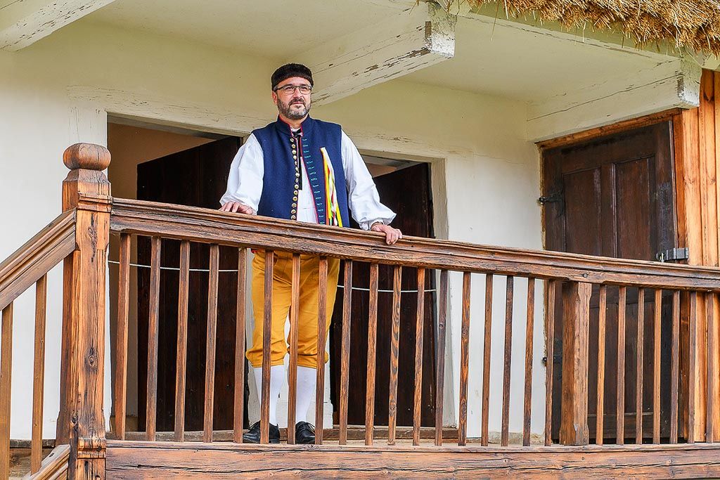 Centrem republikových dnů lidové architektury byl Selský dvůr U Matoušů (foto: M. Chaloupka, 17.7.2021)