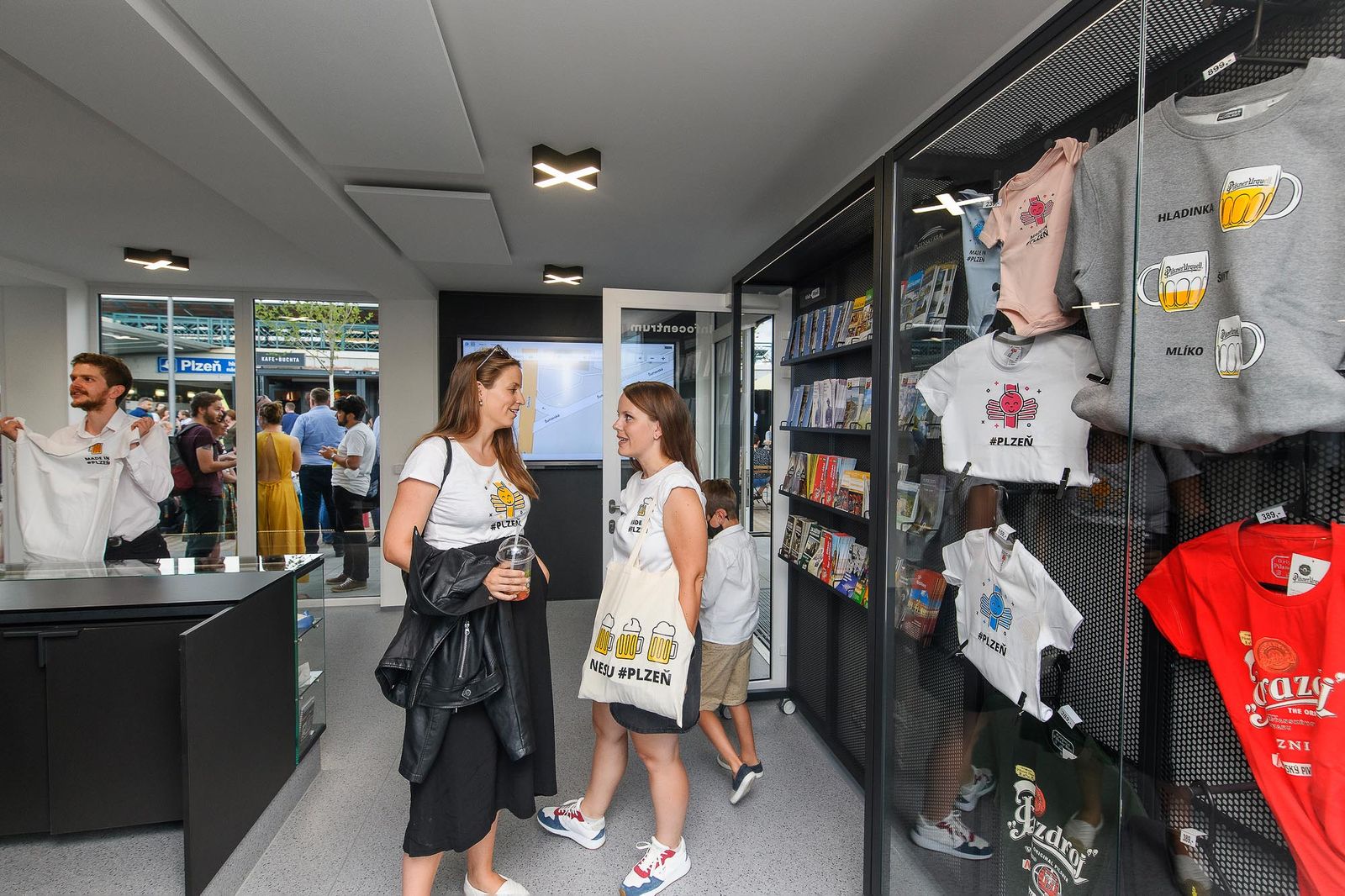 Plzeň vítá své návštěvníky v novém infocentru s vyhlídkovou věží (foto: M. Chaloupka, 15.7.2021)