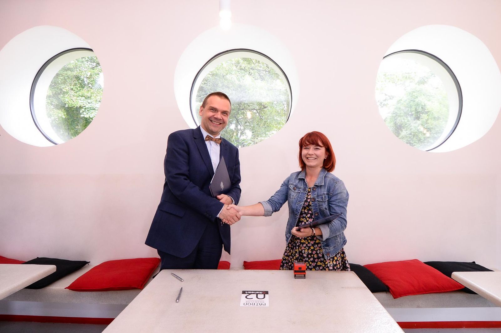 Město Plzeň podpořilo Centrum cyklistiky (foto: M. Pecuch, 22.7.2021)