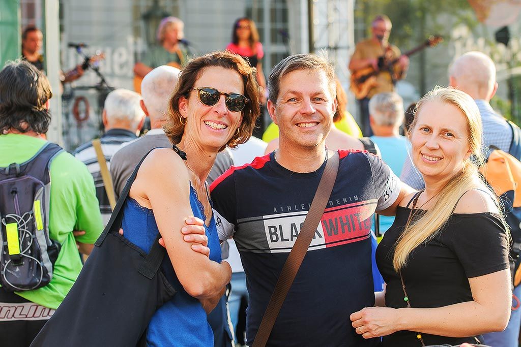 Lidé si užili koncert v Prazdroji vzpomínající na plzeňská léta festivalu Porta (foto: M. Chaloupka, 23.7.2021)