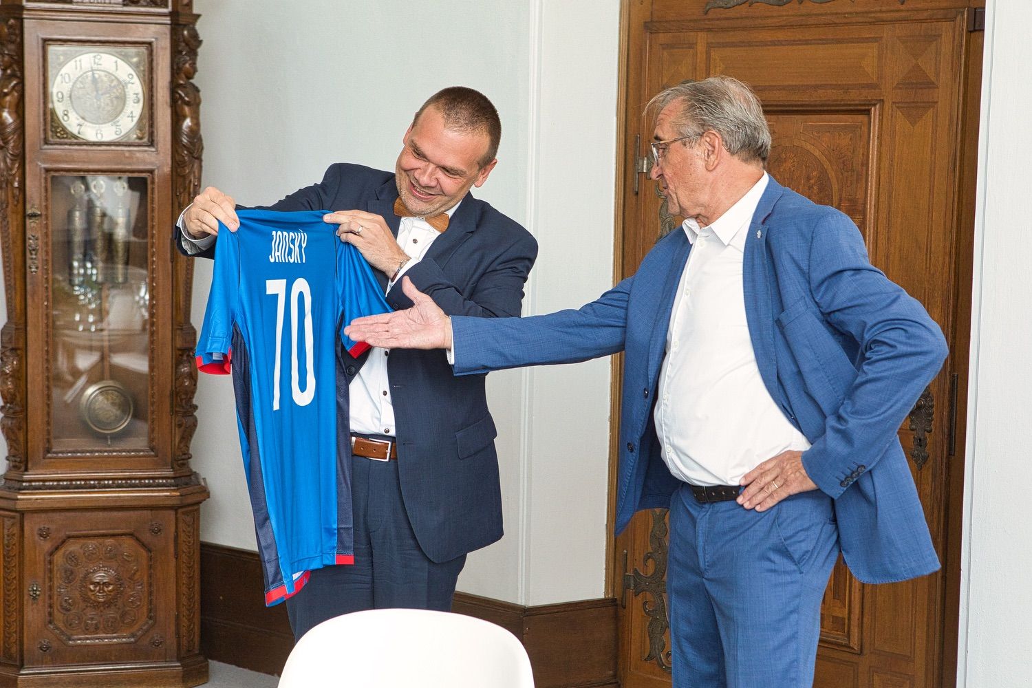 Objevitel pramenů Amazonky profesor Janský oslavil sedmdesátiny (foto: R. Muchka, 9.8.2021)