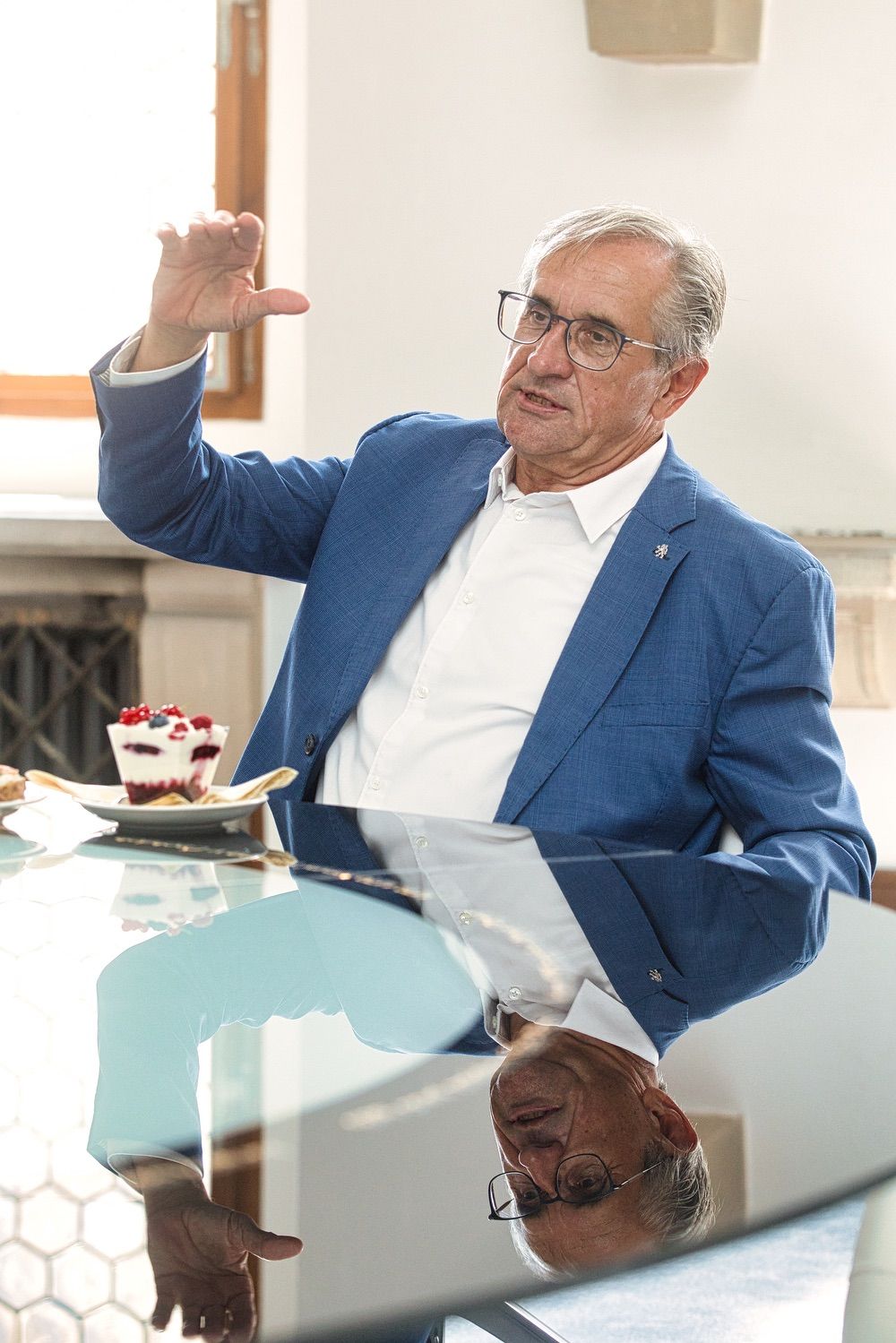 Objevitel pramenů Amazonky profesor Janský oslavil sedmdesátiny (foto: R. Muchka, 9.8.2021)