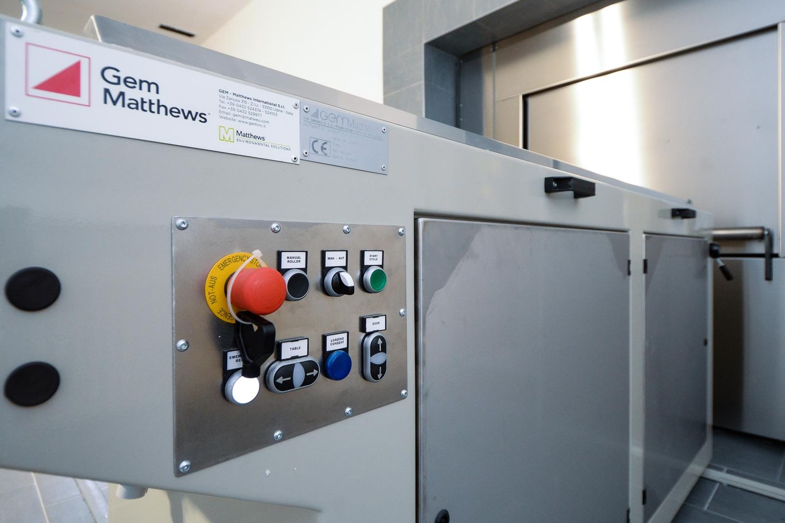 Plzeň pořídila nové kremační pece z italského Udine (foto: M. Pecuch, 12.8.2021)