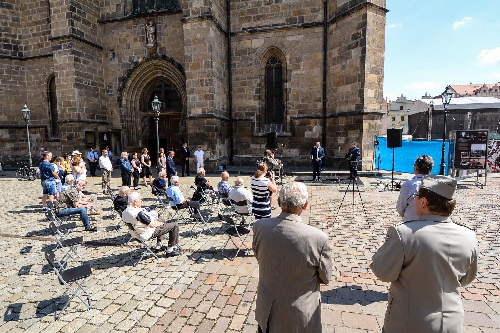 Plzeň si připomněla události 21. srpna 1968 (foto: M. Pecuch, 20. a 21.8.2021)