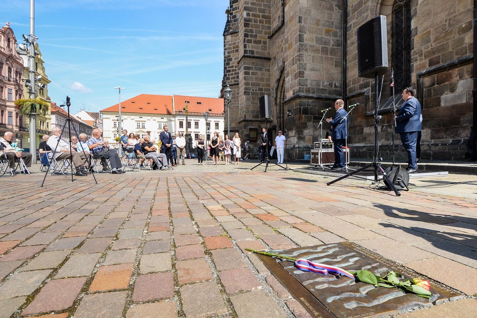 Plzeň si připomněla události 21. srpna 1968 (foto: M. Pecuch, 20. a 21.8.2021)