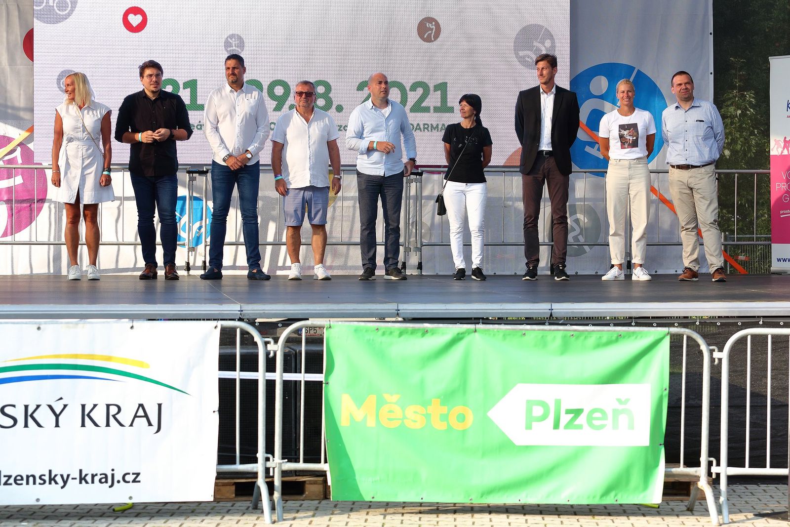 Zahájení Sportmanie Plzeň 2021 (foto: Z. Vaiz, 21.8.2021)