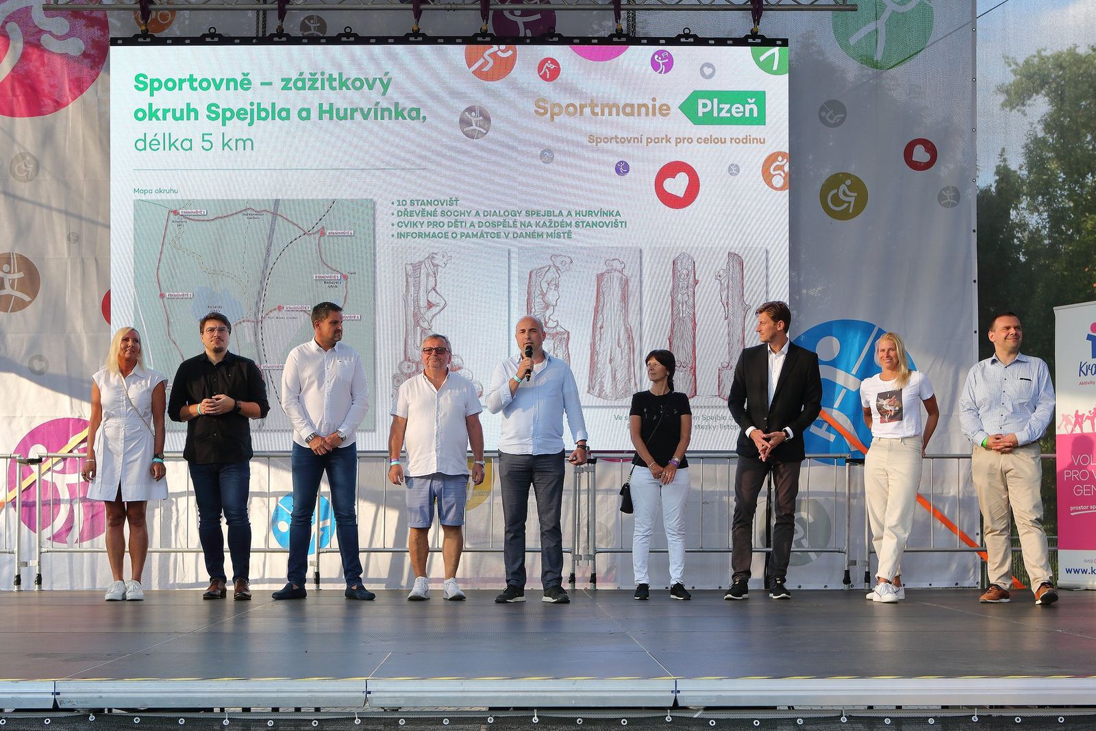 Zahájení Sportmanie Plzeň 2021 (foto: Z. Vaiz, 21.8.2021)