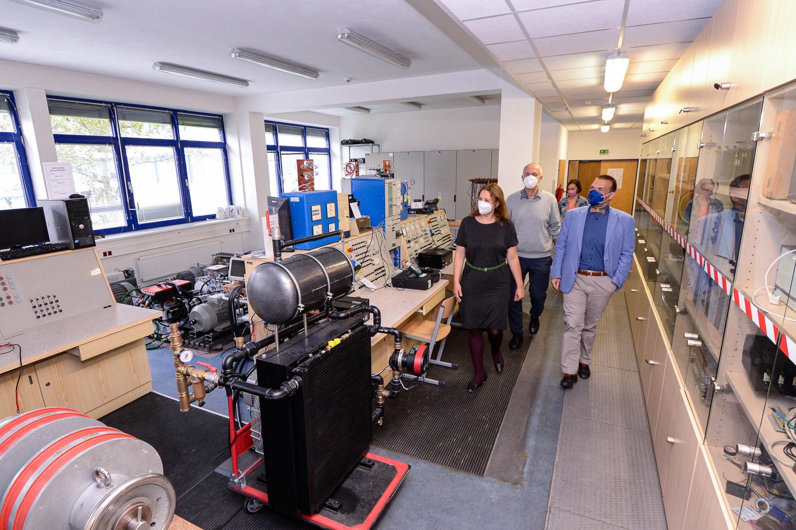 Mladí výzkumníci na JuniorFEL 2021 (foto: M. Pecuch, 25.8.2021)