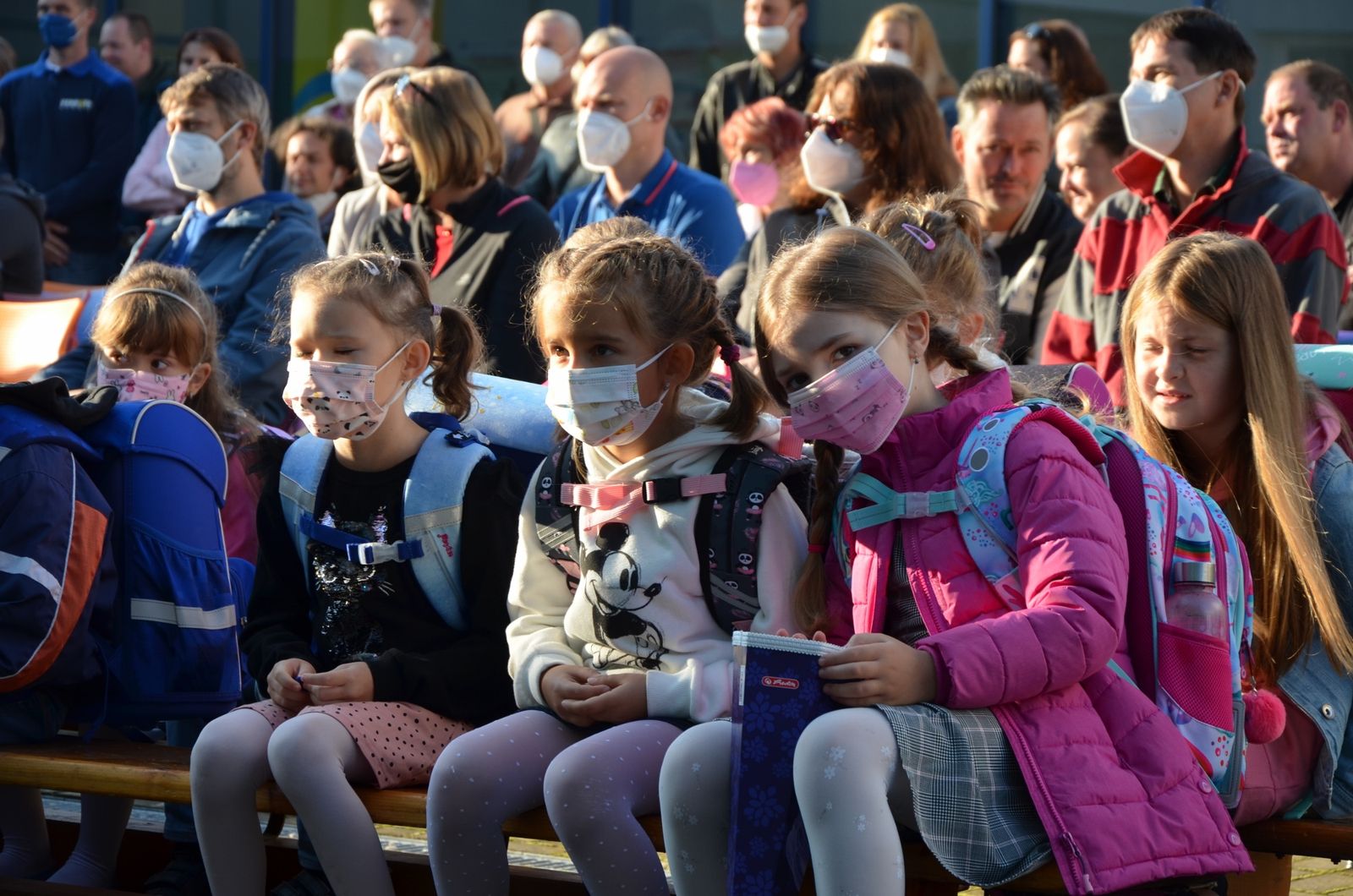 Plzeňské základní školy přivítaly 1600 prvňáčků (foto: M. Pecuch / E. Kriegerová, 1.9.2021)