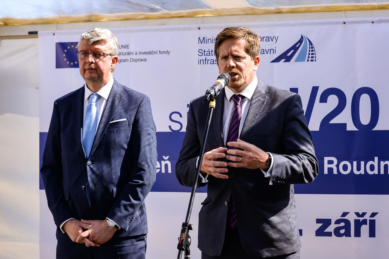 První část východního okruhu v Plzni byla oficiálně zprovozněna (foto: M. Pecuch, 3.9.2021)