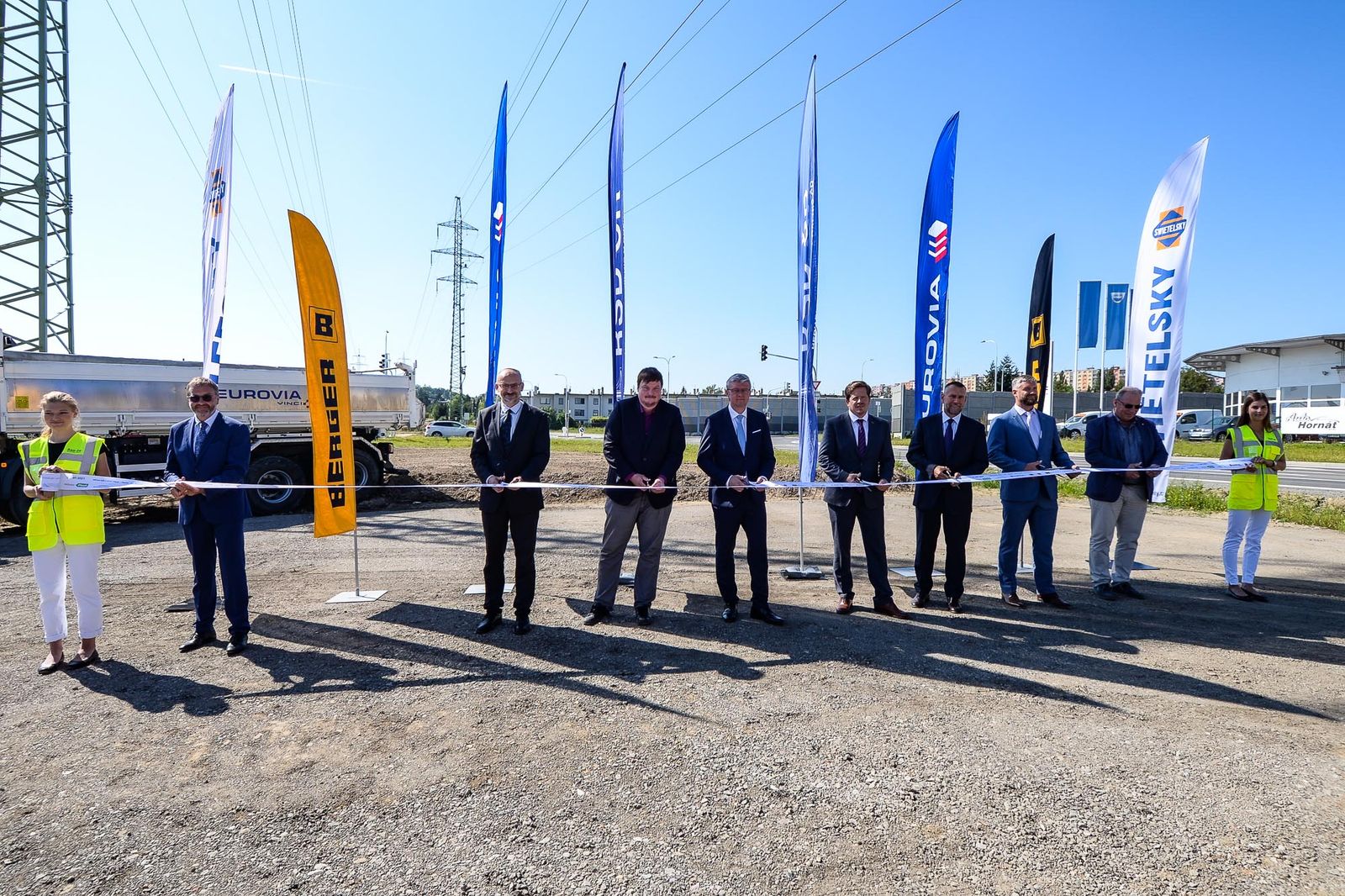 První část východního okruhu v Plzni byla oficiálně zprovozněna (foto: M. Pecuch, 3.9.2021)