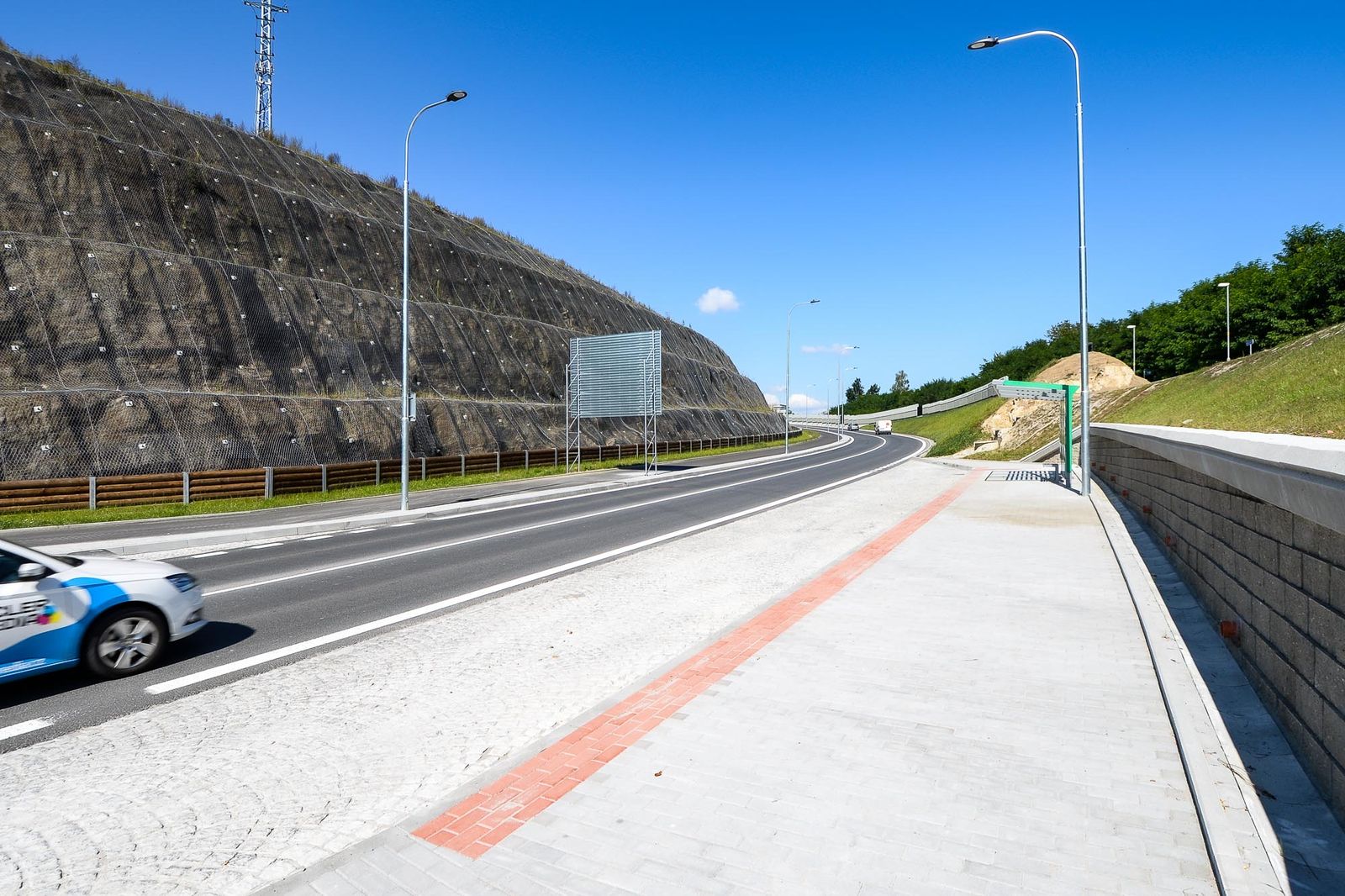 První část východního okruhu v Plzni byla oficiálně zprovozněna (foto: M. Pecuch, 3.9.2021)