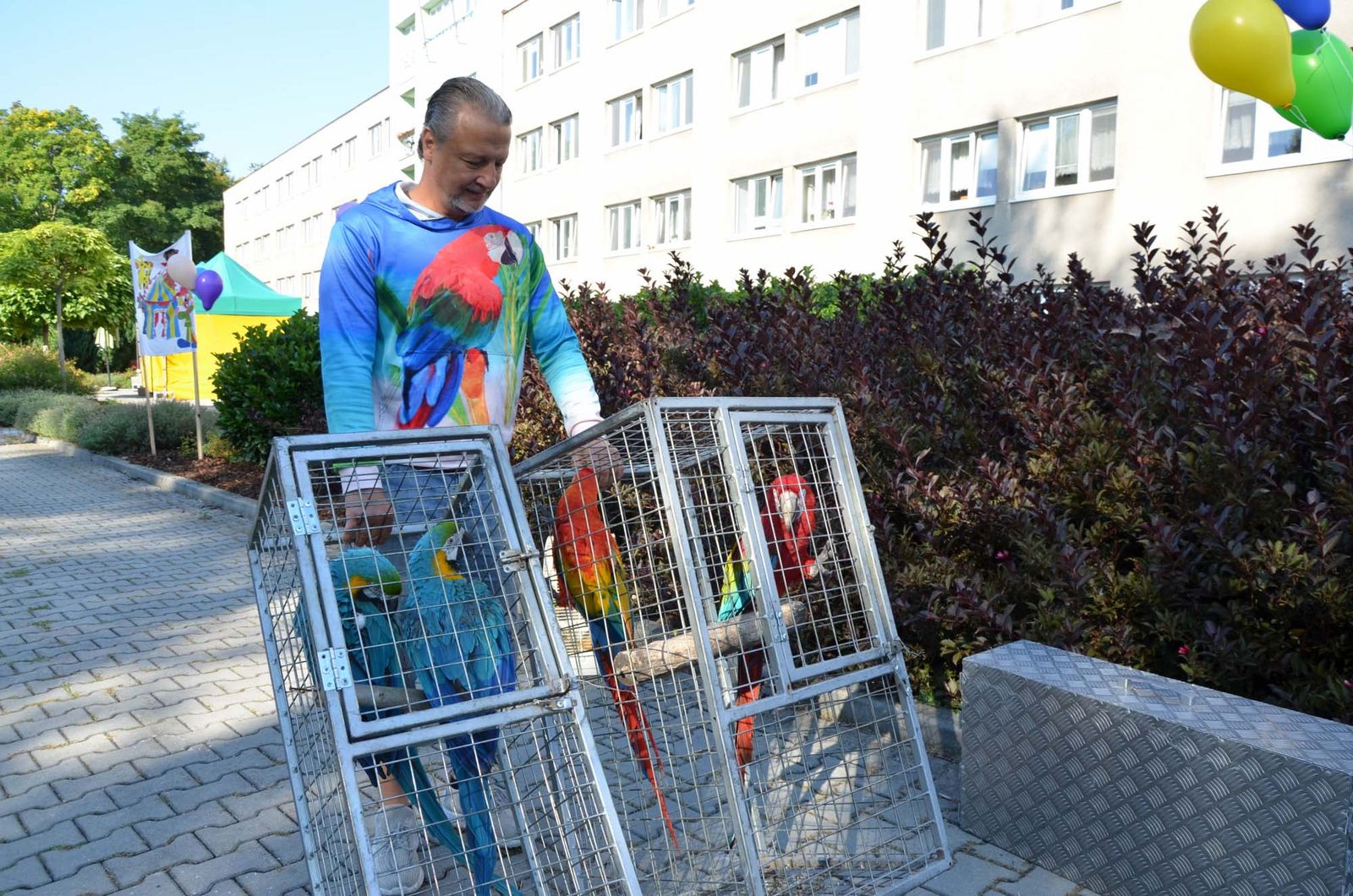 Městský ústav sociálních služeb uspořádal zahradní slavnost „Cirkus bude“ (foto: E. Kriegerová, 8.9.2021)