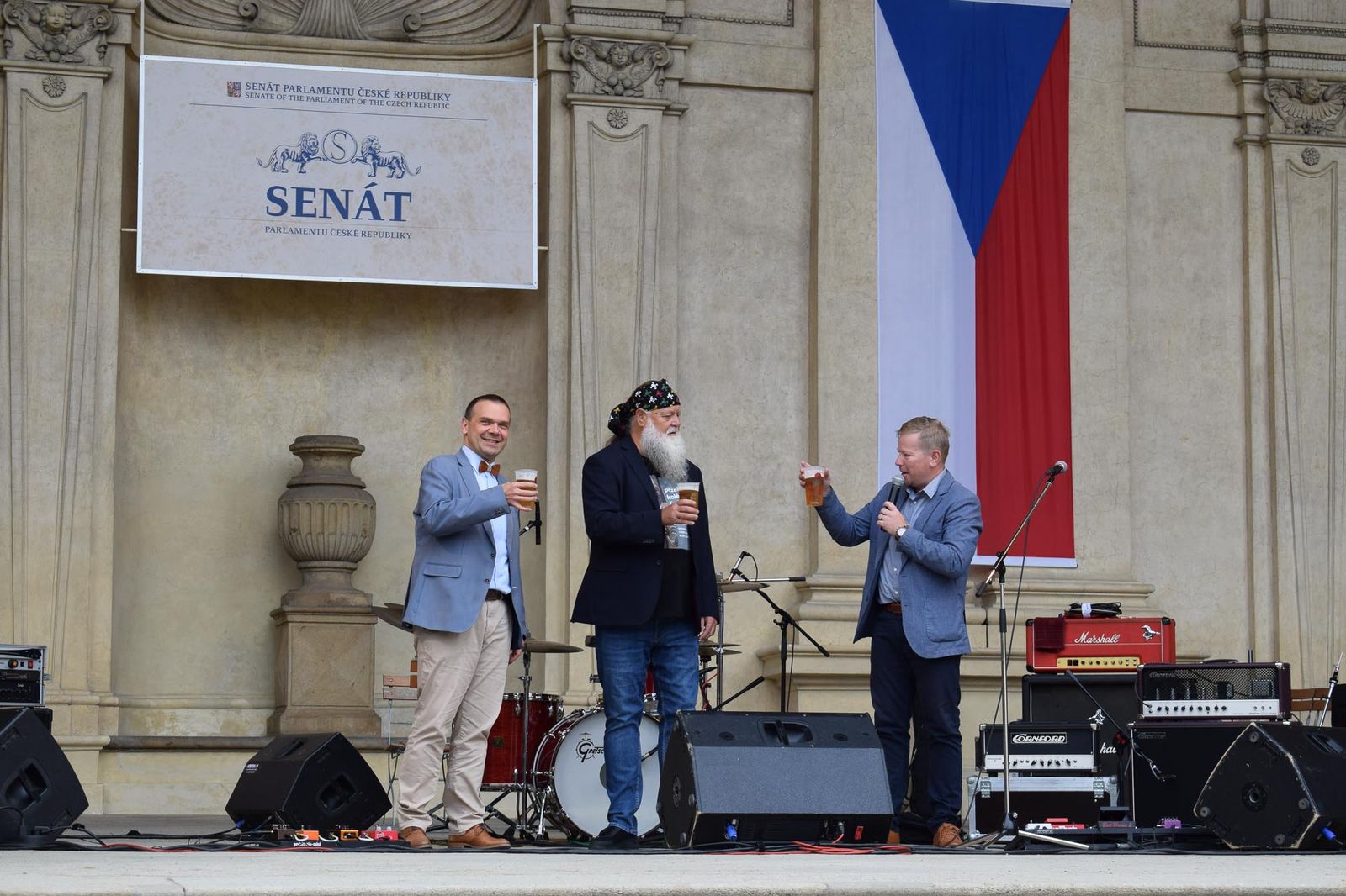 Město českého bigbítu. Tak se představila Plzeň v Senátu (zdroj foto: Odbor prezentace a marketingu MMP, 18.9.2021)