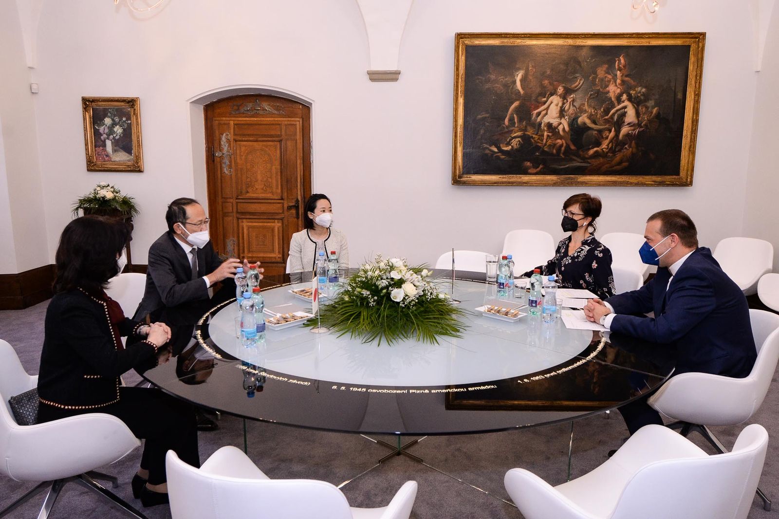 Japonský velvyslanec J. E. Hideo Suzuki zavítal do Plzně (foto: M. Pecuch, 24.9.2021)