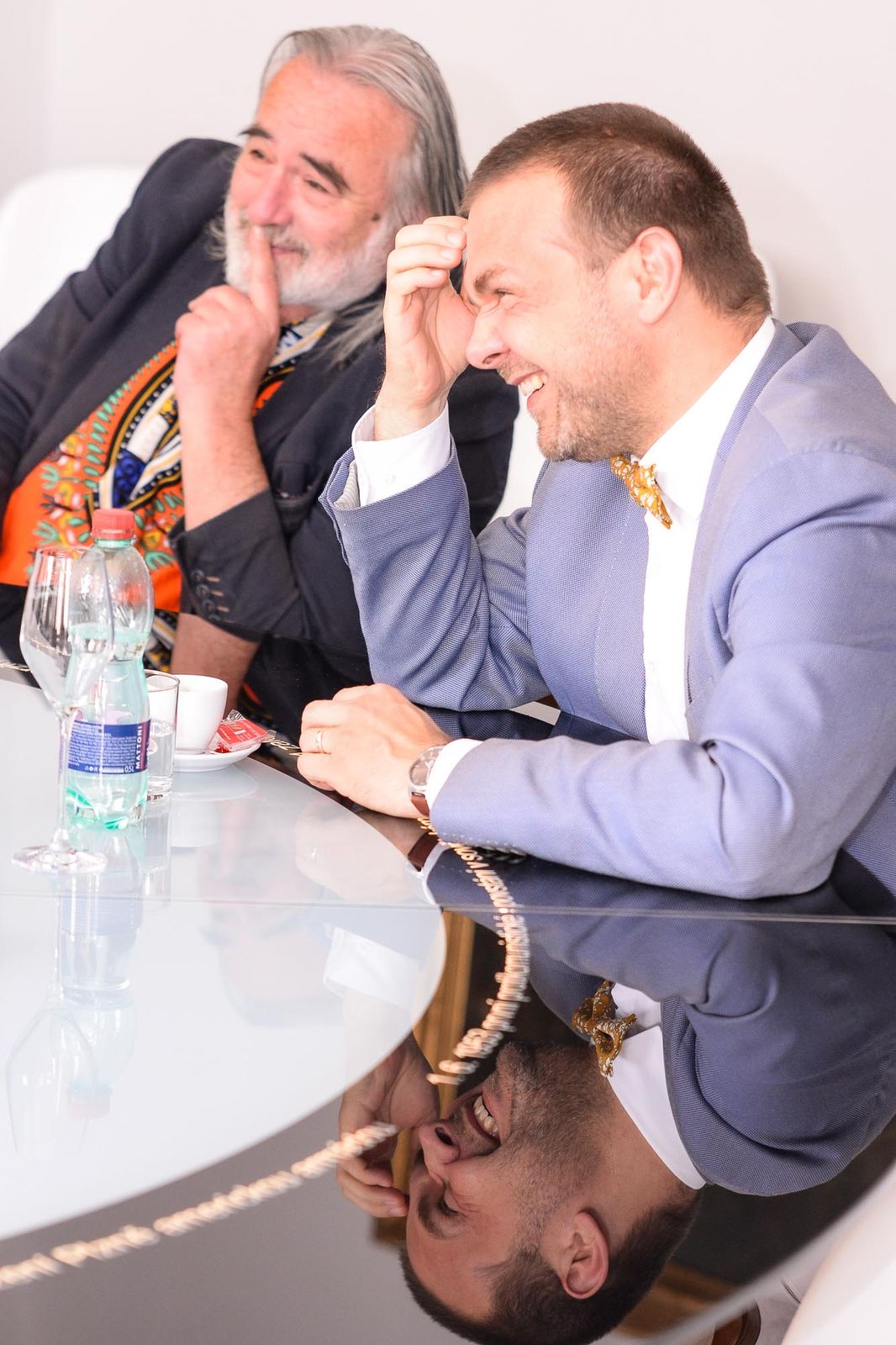 Legendárního sochaře Kurta Gebauera přijal primátor Martin Baxa (foto: M. Pecuch, 23.9.2021)