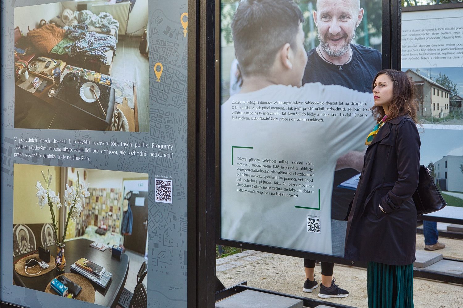 Výstava o bezdomovectví (foto: R. Muchka, 29.9.2021)