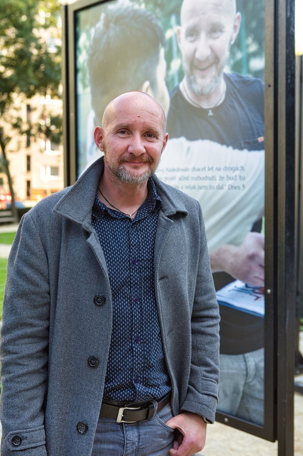 Výstava o bezdomovectví (foto: R. Muchka, 29.9.2021)