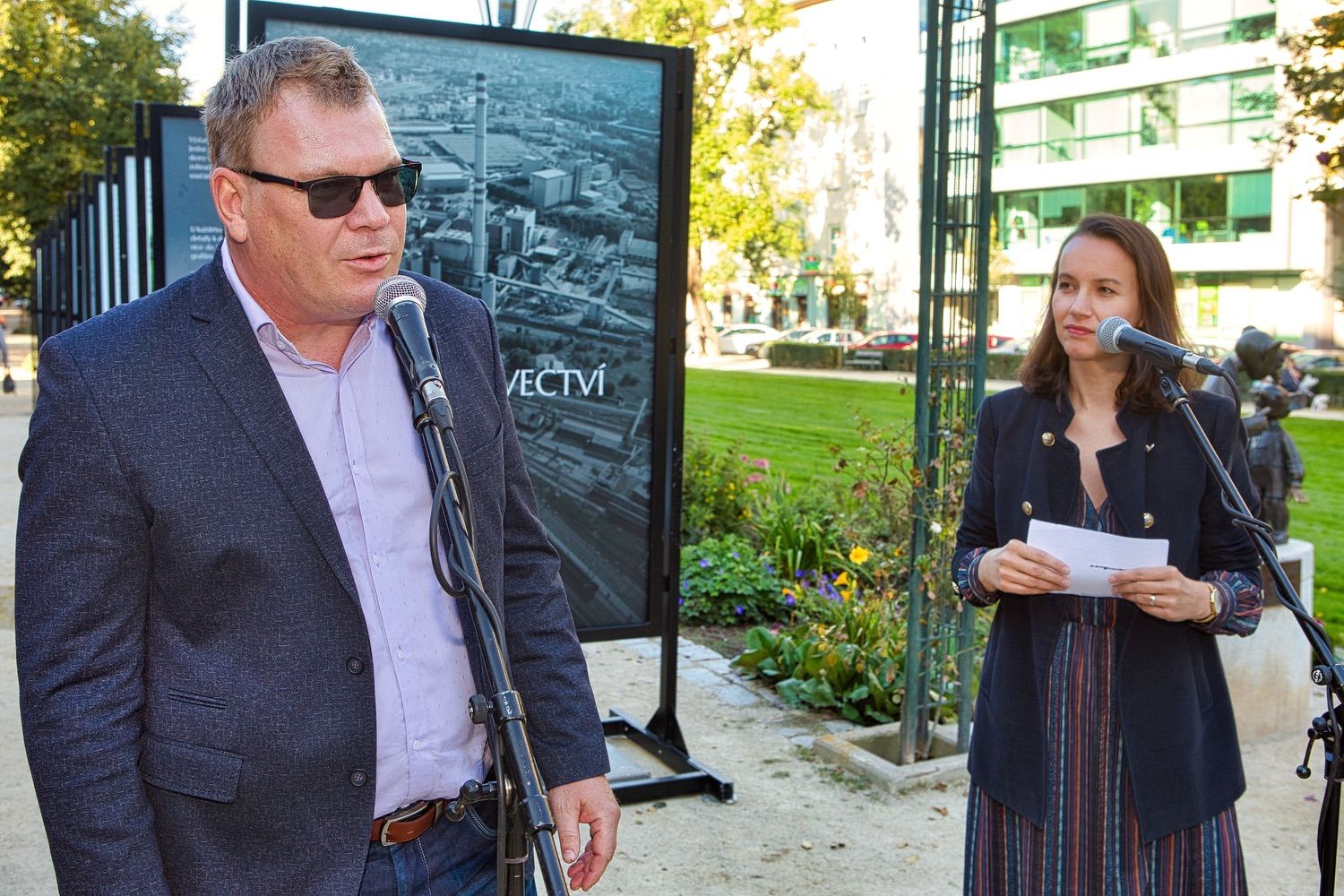 Výstava o bezdomovectví (foto: R. Muchka, 29.9.2021)