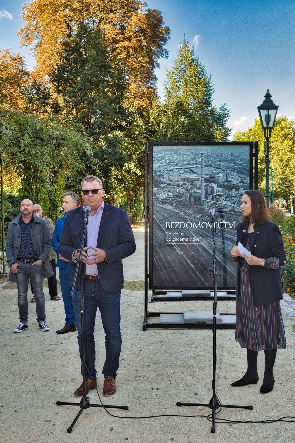 Výstava o bezdomovectví (foto: R. Muchka, 29.9.2021)