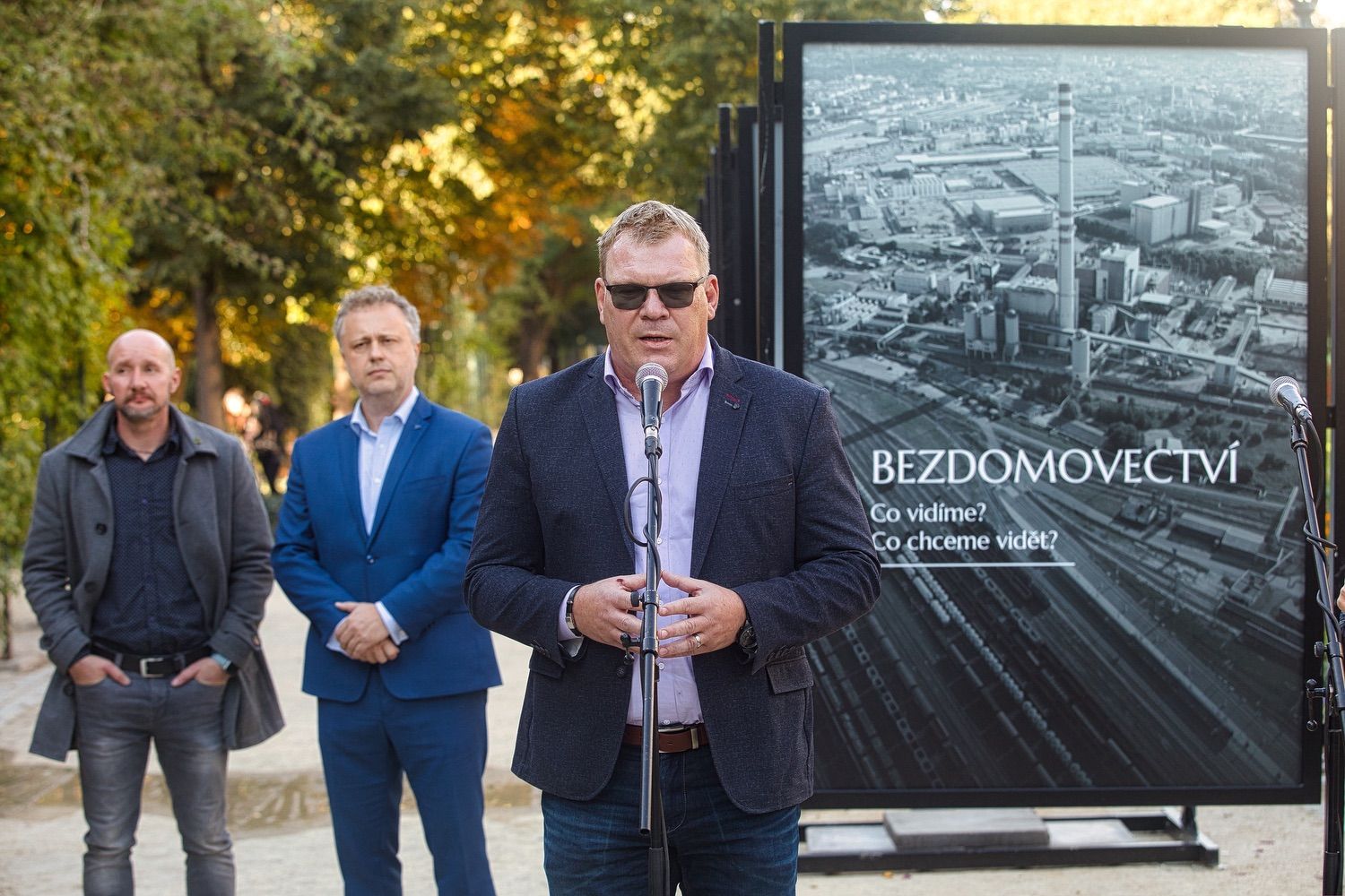 Výstava o bezdomovectví (foto: R. Muchka, 29.9.2021)