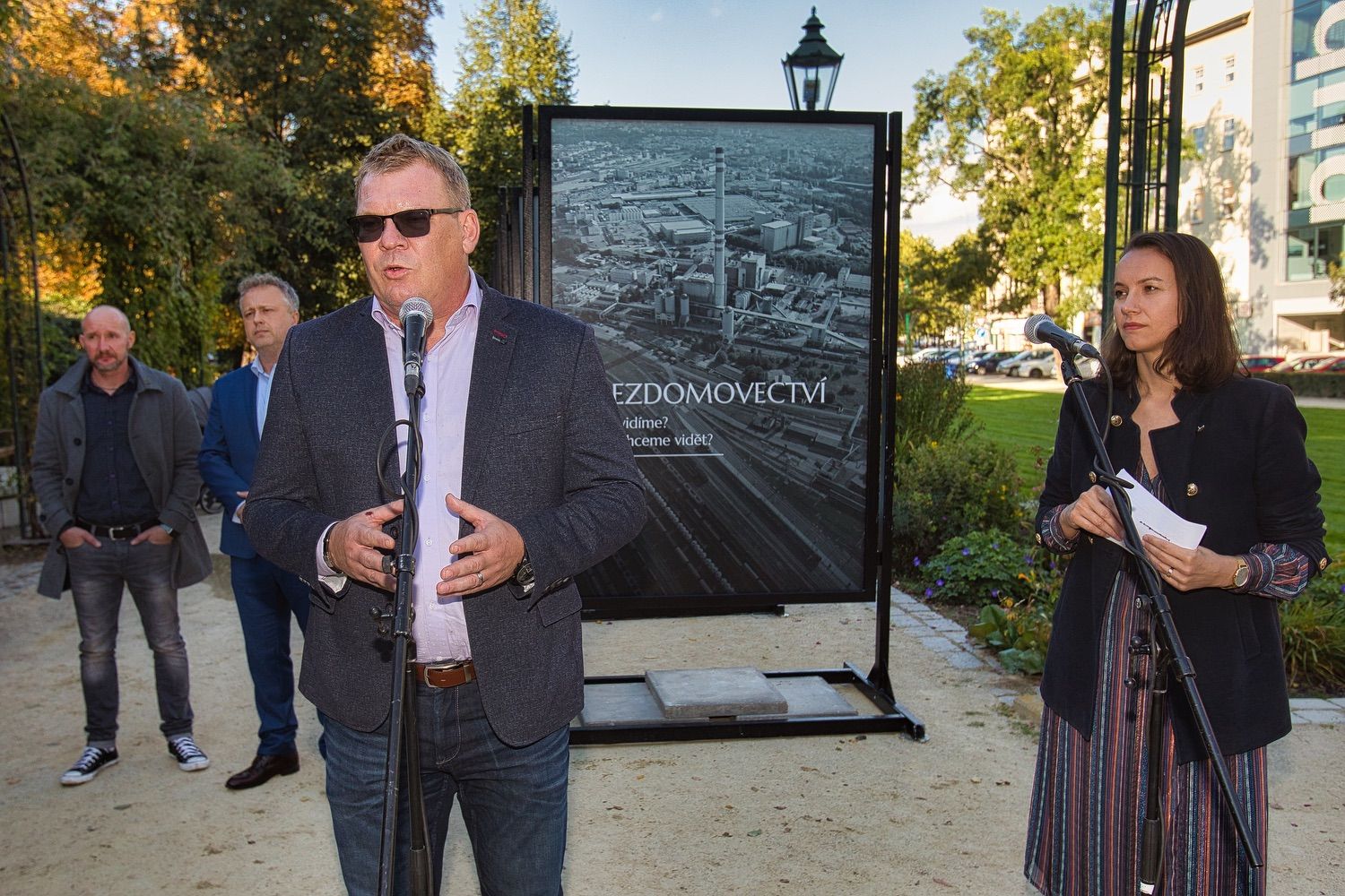 Výstava o bezdomovectví (foto: R. Muchka, 29.9.2021)