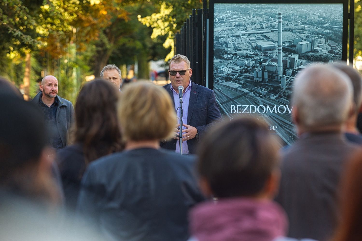 Výstava o bezdomovectví (foto: R. Muchka, 29.9.2021)