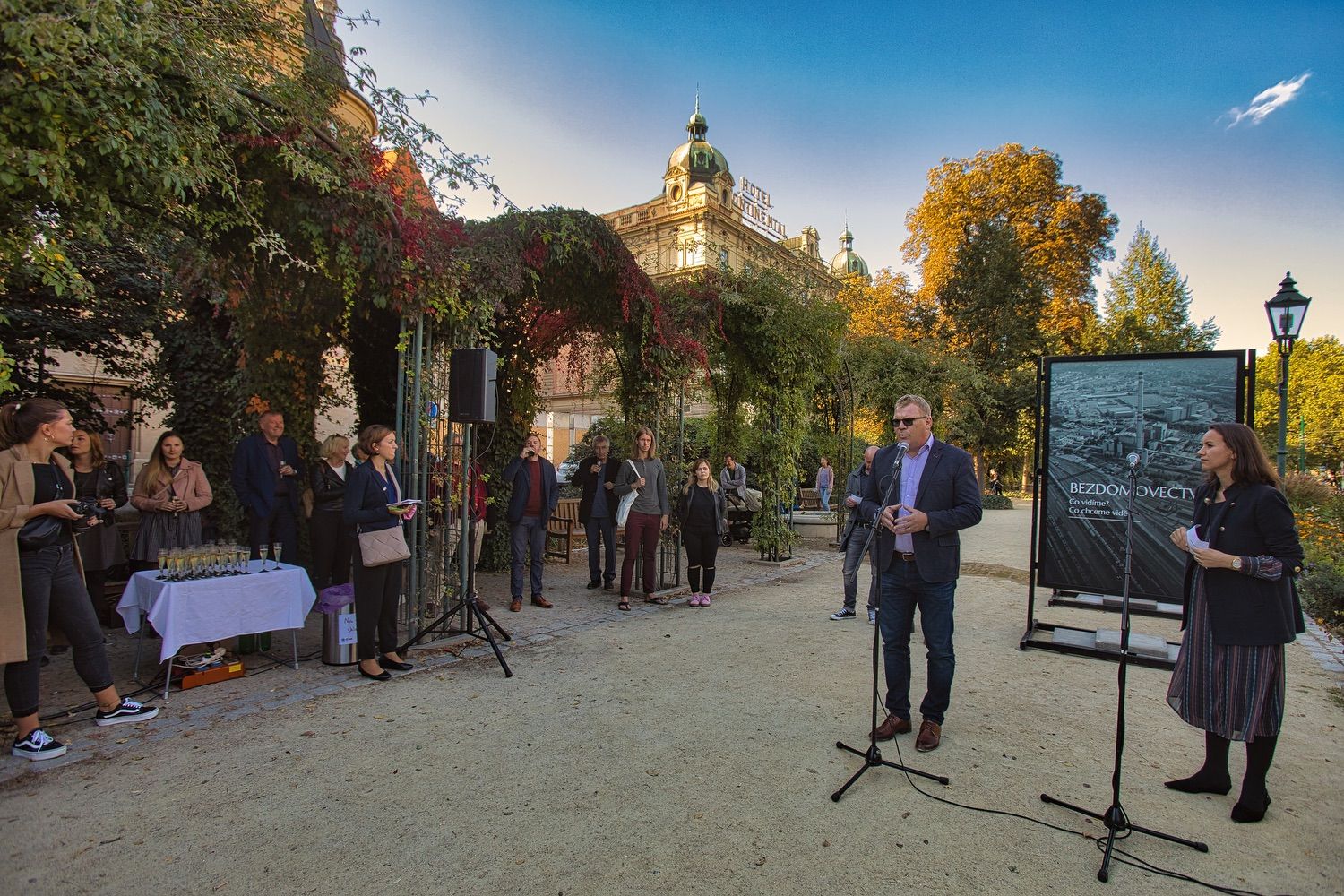 Výstava o bezdomovectví (foto: R. Muchka, 29.9.2021)