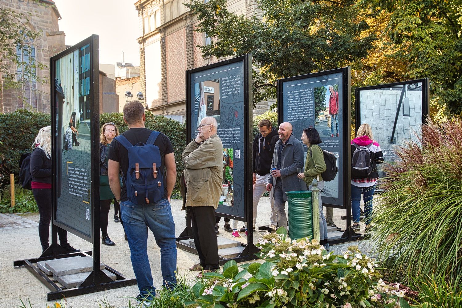 Výstava o bezdomovectví (foto: R. Muchka, 29.9.2021)