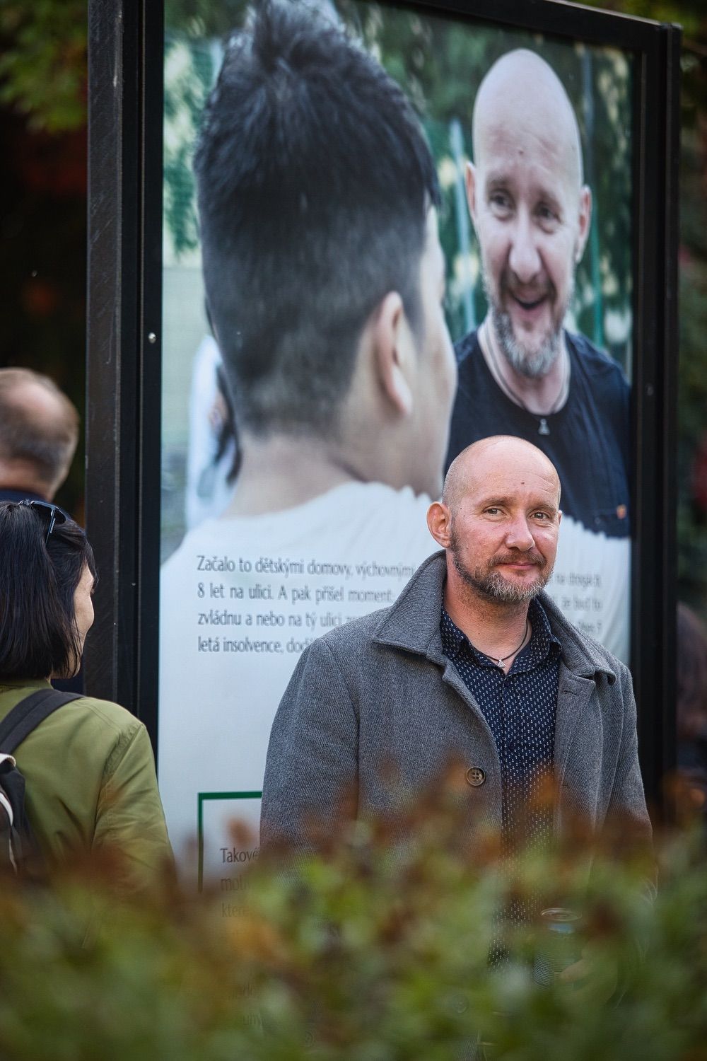 Výstava o bezdomovectví (foto: R. Muchka, 29.9.2021)