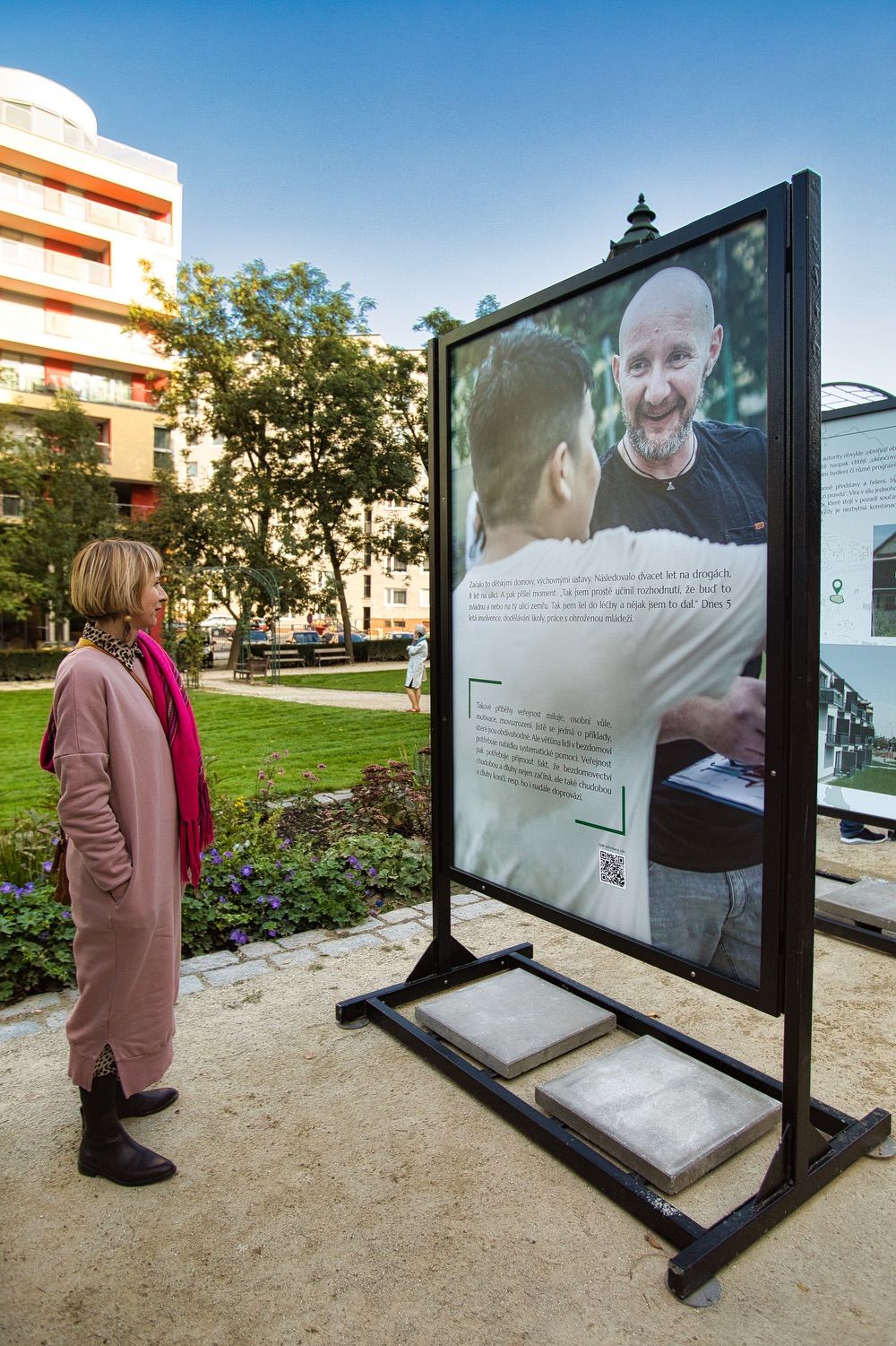 Výstava o bezdomovectví (foto: R. Muchka, 29.9.2021)
