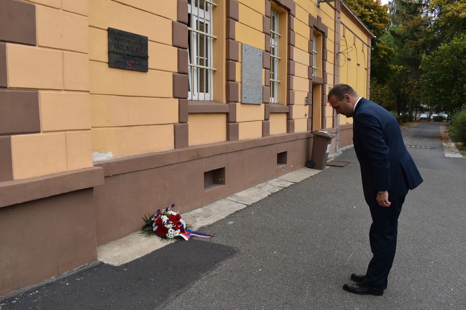 Připomenutí narození Václava Havla (foto: A. Jarošová, R. Muchka, 5.10.2021)