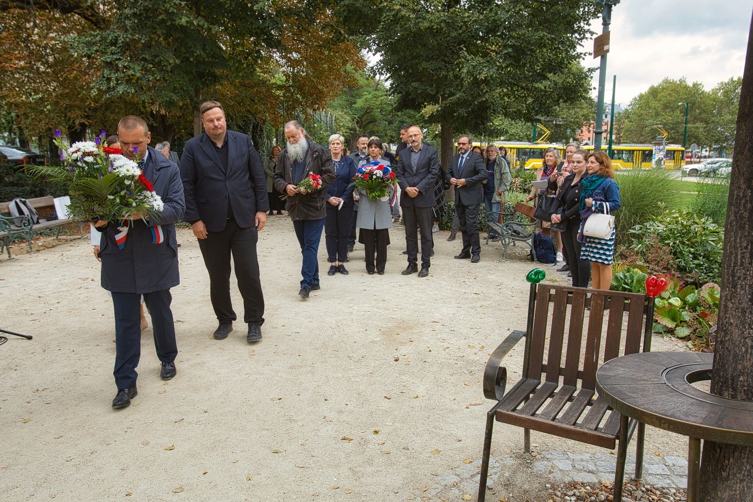 Připomenutí narození Václava Havla (foto: A. Jarošová, R. Muchka, 5.10.2021)