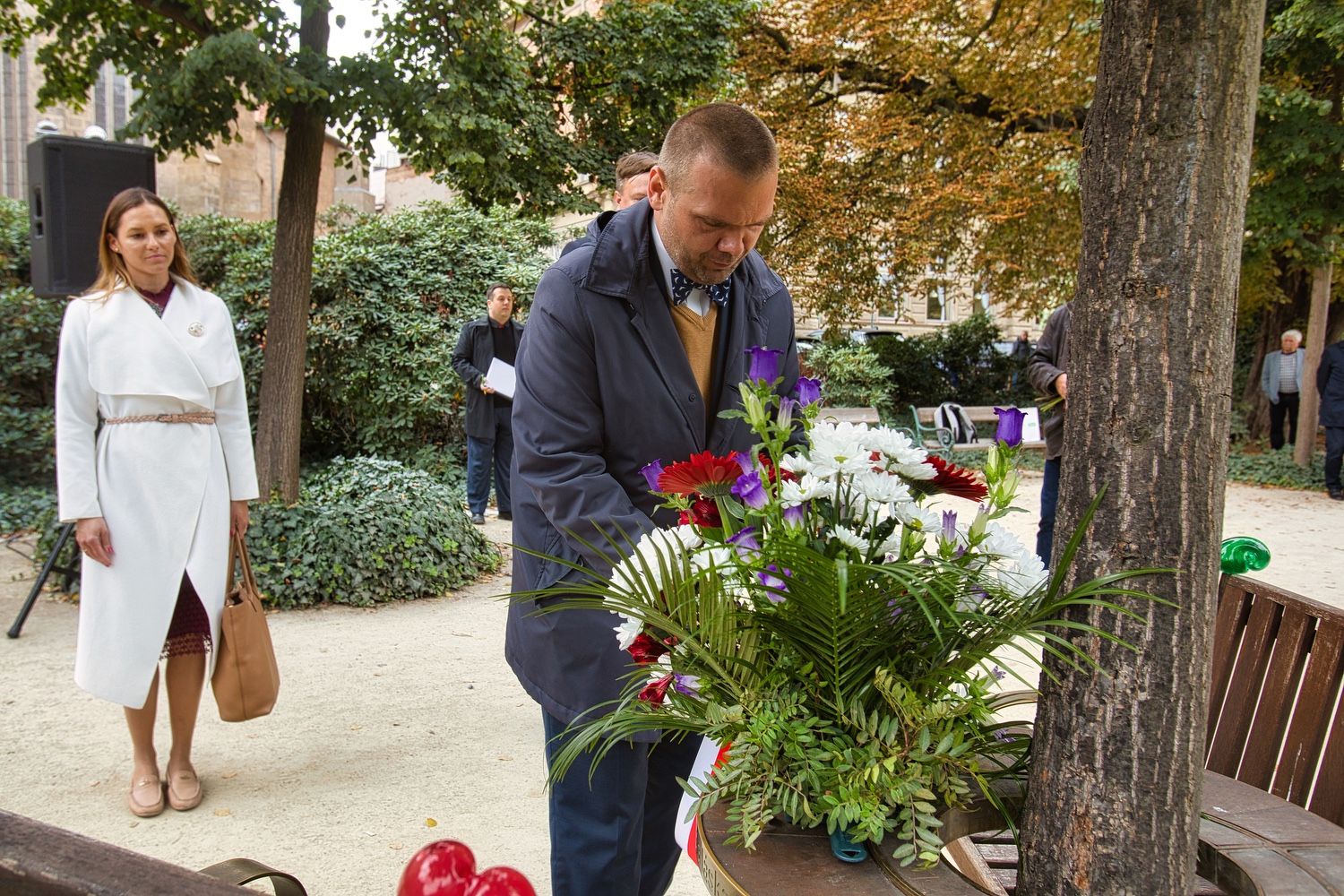 Připomenutí narození Václava Havla (foto: A. Jarošová, R. Muchka, 5.10.2021)