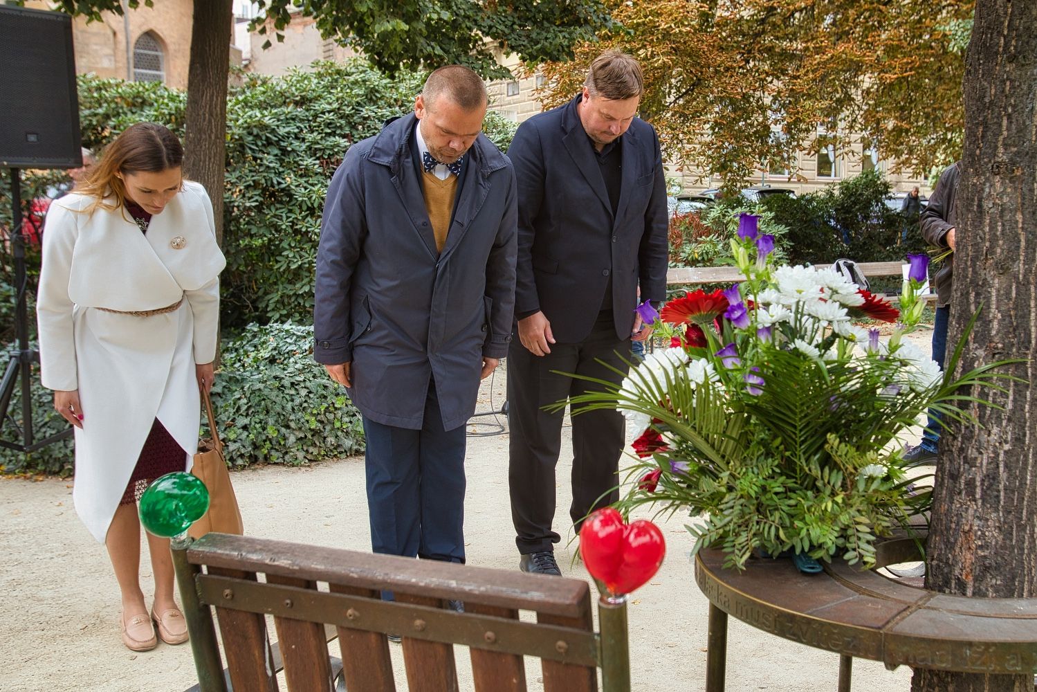 Připomenutí narození Václava Havla (foto: A. Jarošová, R. Muchka, 5.10.2021)