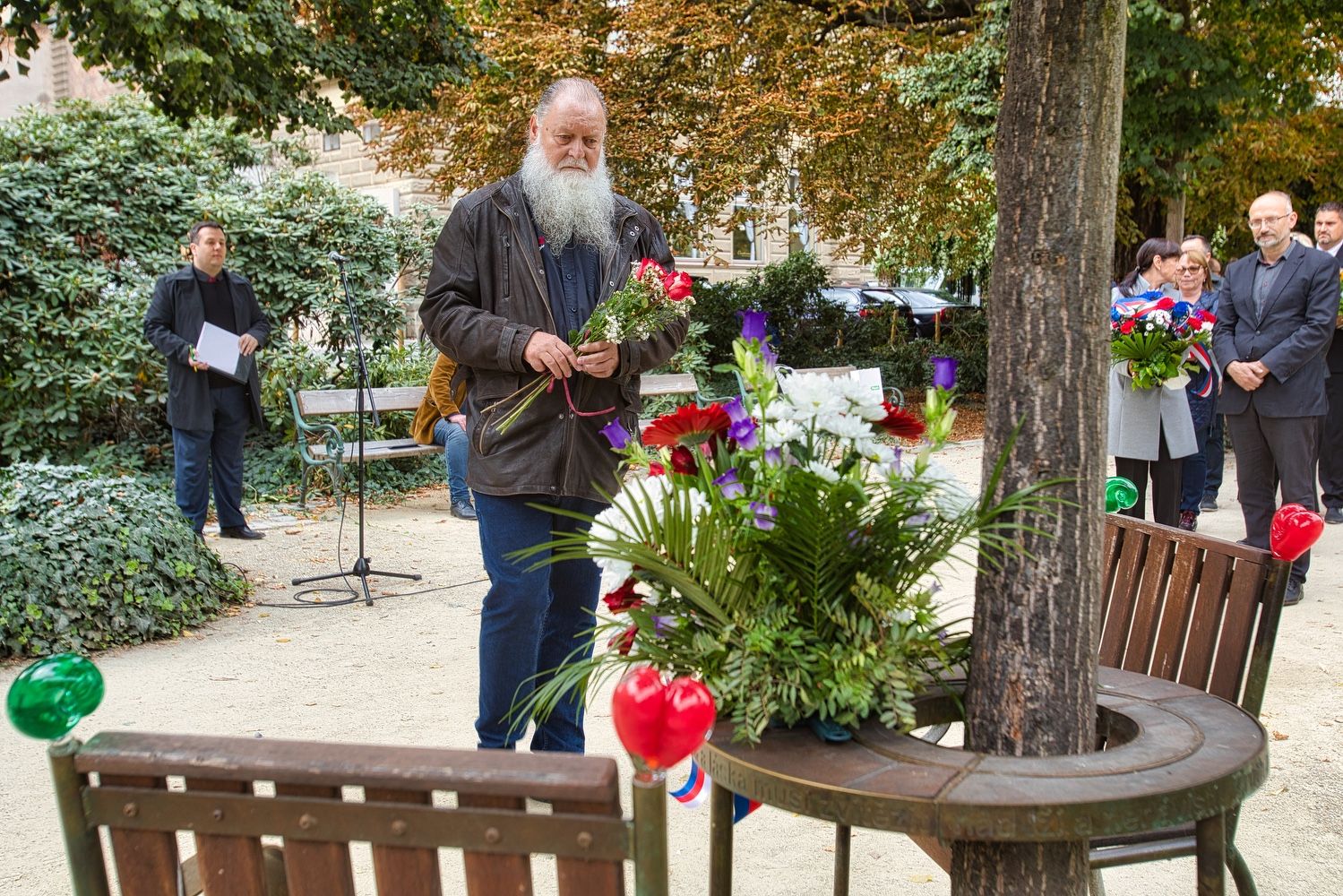 Připomenutí narození Václava Havla (foto: A. Jarošová, R. Muchka, 5.10.2021)